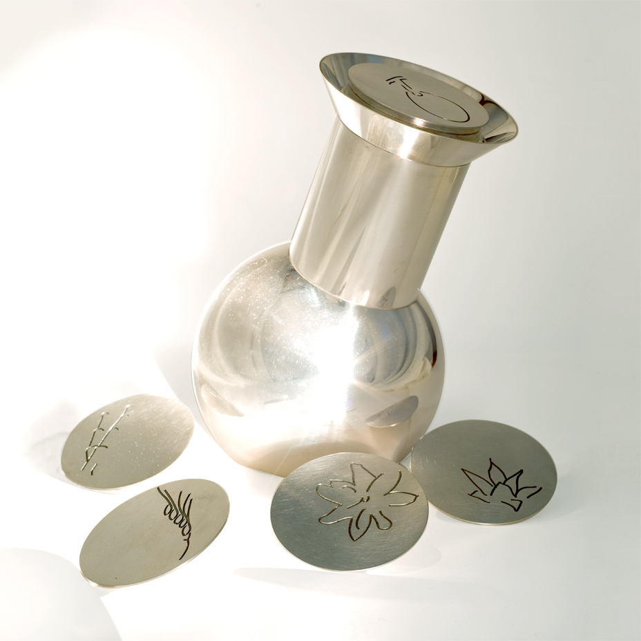 Flasche für ein Destillat